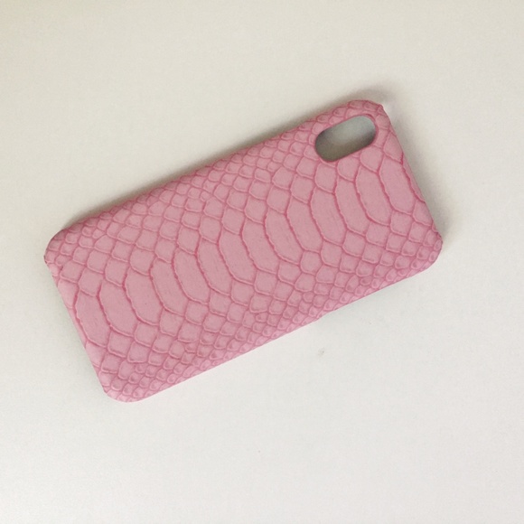 Pink Snake Pattern iPhone X case - Picture 5 of 7